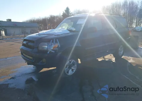 2005 Toyota Sequoia Sr5 V8 из США, поврежденный, VIN 5TDBT44A15S241922